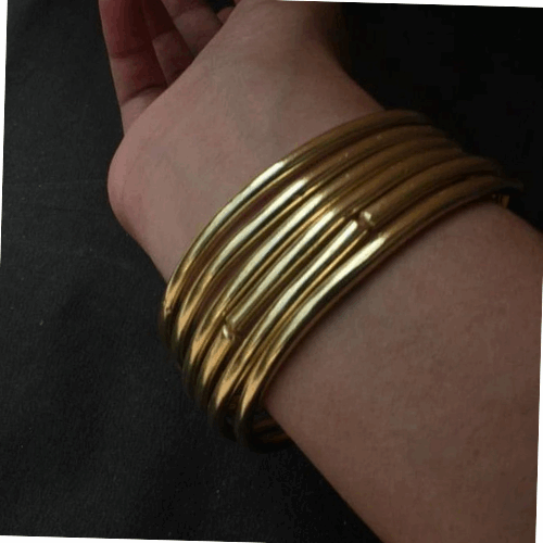 Classic Plain Bangles (Set Of 6)