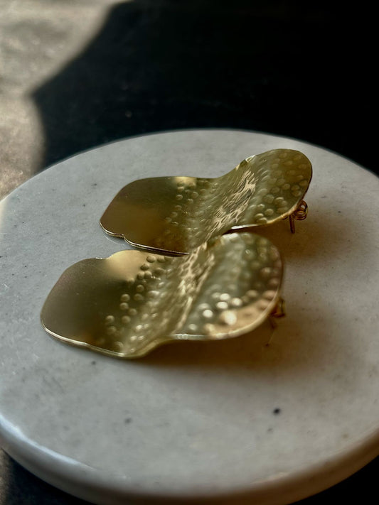brass earrings for women